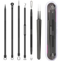 6-Piece Blackhead Removal Tool Set, Capable Of Removing Facial Blackheads, Pimples, Acne, Etc., Keeping The Skin Clean
