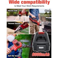 For EINHELL EIN18C2 18V 8000mAh Li-ion Rechargeable Battery Power X-change PX-BAT4 PX-BAT52 4511396 4511437 AXXIO GE-LC 18 Li