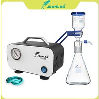 JOANLAB 1000ml Vacuum Filtration Apparatus+Oil-free Diaphragm Vacuum Pressure Pump LAB Solvent Filtration Apparatus