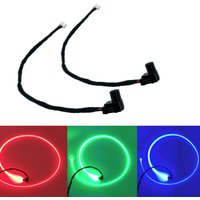 12V Led Light Source RGB multi-color Mini Illuminator LED Emitter Side Glow Fiber Optic Lamp Car Use HX2.54 plug