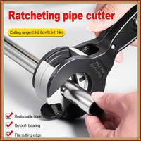 Ratchet Tube Cutter Multifunctional Hand Tool for Copper Aluminum Iron Stainless Steel PPR PE Pipe Cutting