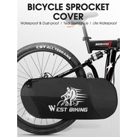 AliExpress West Biking WEST BIKING Bicycle Sprocket Cover MTB Road Bike Crankset Protection Cover Waterproof Reflective Chain Cover Bike Accessories
