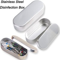 Stainless steel nail tool disinfection box suitable for tattoo studios and nail salons