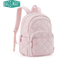 BAGSMART 15.6" Laptop Bag High Capacity Fashionable College Backpack for Women Cute Travel Book Bag Stitch Girl School Backpack
