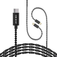 KBEAR TYPE-C 4N OFC Cables USB-C With 2PIN/QDC/TFZ TYPE-C And DAC Widely Compatibled with Android/iOS/Windows/Mac/Linux For KZ