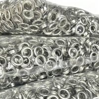 70 Piece eyelets(14mm) stainless steel accessory Set Eyelets with Washers for Shoe Factories to Install Sports Shoes