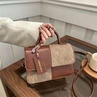 Women's Briefcase Handbag Crossbody Shoulder Snap Closure Tote Bag Everyday Accessory Geometric Pattern Formal Work Package