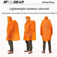 AliExpress NONE 3F UL GEAR 15D/220T Nylon Raincoat Ultralight Waterproof Rain Poncho Outdoor Cycling Raincoat for Hiking Camping Backpacking