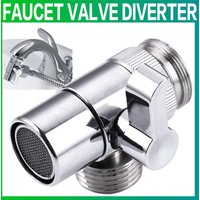 Switch Faucet Adapter Kitchen Sink Splitter Diverter Valve Water Tap Connector for Toilet Bidet Shower 1PC