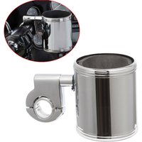 Universal Motorcycle Adjustable Plastic Cup Holder Chrome Handlebar Drink Bottle Holder For Harley Honda Yamaha Dyna Road King