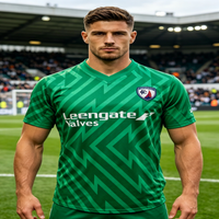 2026 New Men's Summer Football Sportswear T-Shirt Chesterfield Fc Jersey Loose Breathable Training Tee Comfortable Beachwear