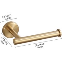 Durable Stainless Steel, Modern Style Toilet Paper Holder, Bathroom Toilet Wall Mounted Paper Roll Holder,