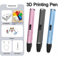 3D Printing Pen Competition Level OLED Display Professional 3D Print Pen With PLA Filament 3D Doodling Making Detachable Design