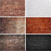 Vintage Red Brick Wall Backdrop Newborn Baby Boys Girls Adults Portrait Wallpaper Background for Photography Photo Studio Props