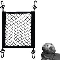 Motorcycle Cargo Net High Elastic Double Layer Outdoor Ridding Cycling Luggage Mesh Nets Organizer Accessory Holding Rope