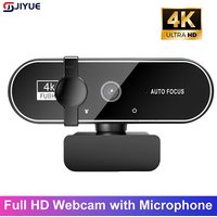 Webcams 4K USB-webcamera met microfoon Autofocus 2K-camera PC Computer Laptop Live streaming 1080P Webcam voor videobellen
