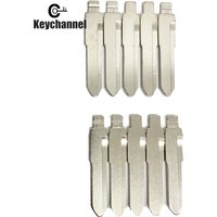 10pcs Universal Car Key Blade 70# KEYDIY Blade KD Xhorse VVDI JMD Blank TOY13 HU87R Blade for Toyota Calya Avanza Agya Daihatsu