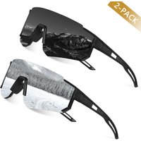 AliExpress CRIXALIS 2Pcs Cycling Sunglasses For Men For Camping Hiking And Running UV400 Sunglasses Sport Protection Glasses Baseball