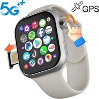 VP19 Pro Smartwatch Fingerprint unlock Touch ID 2.29inch Amoled Smart Watch Rotary Camera GPS Position WIFI Connect Sim Card