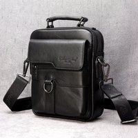 Genuine Leather Men Shoulder Cross Body Bag Handbag For Business Briefcase Fashion Real Cowhide Male Messenger Top Handle Bag