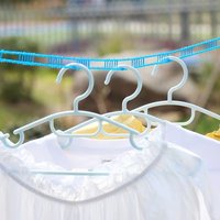 5/10M Portable Windproof Fence-Type Clothesline For Outdoor Indoor Home Travel Drying Rack
