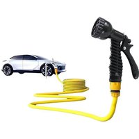 7 Spray Modes Garden Water Gun Hose Nozzle Household High-Pressure Car Wash Clean Sprayer Gun Sprinkle Watering Irrigation Tools