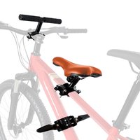 AliExpress NONE Kids Bike Seat Front Mount Bike Seats Cushion With Foot Pedals For Toddler Riding Accessory Comfortable Cycling Saddle For