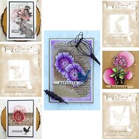 The Ears of Mice Are Like Hearts Metal Cutting Stencil And Stamps For Scrap Booking Stencil Embossing Mold DIY Paper Cards Craft