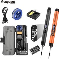 USB Digital Display Soldering Iron Type C interface Soldering Iron Set Ceramic Heating Core Stainless Steel Soldering Iron Tip