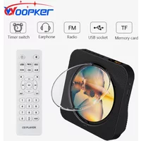 Woopker KC-718 Multifunctional DVD Player CD VCD Stereo Bluetooth Portable Media Player FM Radio 3.5mm AUX with Remote Control