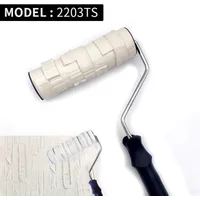 Decorative Paint Roller Patterned Painting Tool for Wall Rubber Protection Stamp Polyurethane Textured Paint Pottery Wheel 2203