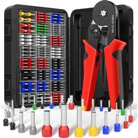 Hexagonal Self-Adjustable Ratchet Ferrule Crimping Tool Kit 23-7/AWG 0.25-10mm² Tube Sleeves Terminal Mini Electrical Pliers