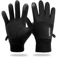 AliExpress NONE Winter Cycling Gloves for Women Men Water-Repellent Touchscreen Warm Gloves Windproof Outdoor Sports Driving Anti-Slip Gloves