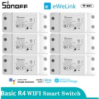 SONOFF Basic R4 WiFi DIY Iterruptor Smart Switch Remote Controller Smart Home eWeLink APP Control Work with Alexa Google Home