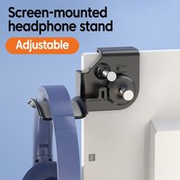 Universal Headphone Stand Headphone Hanging Holder Headphone Bracket PC Monitor Hanger Wall Hook Monitor Earphone Stand