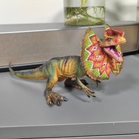 Children's simulated solid dinosaur models, including Diplodocus, Tyrannosaurus Rex, Canglong, and Spinosaurus