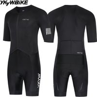 AliExpress YKYWBIKE Men's Aero Cycling Skinsuit Short Sleeve Triathlon Suit Road Bike Race Speedsuit Breathable Quick Dry Ropa Ciclismo MTB