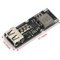 TPS61088 Li-Battery Step-Up Power Board DC-DC Boost Module QC3.0 Fast Charging DIY Charger
