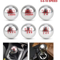 Pommeau de levier de vitesse de voiture universel en aluminium, levier de vitesse, transmission manuelle, niveau automatique, M8, M10, M11, M12, 5 vitesses, 6/10 vitesses