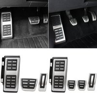 Edelstahl-Auto-Pedalabdeckung für Audi A3 8V S3 RS3 Sportback Cabrio Limousine LHD 2012–2020 Auto-Pedale Pad