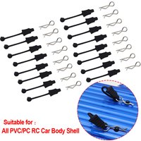 Rubber Body Clip Retainer Kit for Mojave Limitless Typhon Kraton 1/7 1/8 RC Car Parts (All Scale PVC PC Body Shell Suitable)