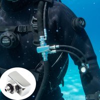 Low Pressure Diving Splitter Dual Outlet Copper Fitting Adaptor for Scuba Diving Accessories