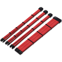 ATX Sleeved Cable Extension Kit for Power Supply Cable Kit PSU Connectors for ATX CPU GPU Modular Power Supply Unit