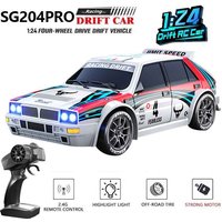 1/24 4WD RC Car 2.4G High Speed Drift Remote Control Car 20 Km/h With Led Light Radio Controlled GTR Racing Model Boy Toy Gift