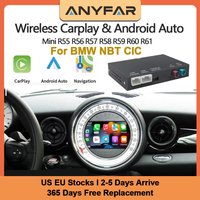 ANYFAR Kabelloses CarPlay Android für BMW NBT CIC System 1 2 3 4 5 Serie X1 X3 X4 X5 F20 F21 F30 F31 F34 F10 F48 F25 F26 F15 F60 F10 E84