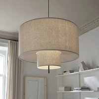 Nordyckie Wabi Sabi Kreatywne Proste i Nowoczesne Nowe Chińskie Żyrandole Lniane do Sypialni Restauracji Hotelu Salonu Gabinetu