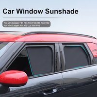 Car Window Sunshade For Mini Cooper F54 F55 F56 F60 R60 U25 Countryman Clubman Magnetic Shade Blind Mesh Cover Car Accessories