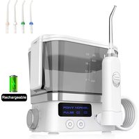 Water Flosser Thread Dental Floss Oral Irrigator with Rechargeable Battery 4 Nozzles Dental Irrigator Teeth Whitening Teeth Care image 4