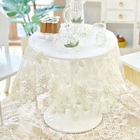 1 18cm dollhouse miniature lace tablecloth and carpet : 1/6/1/12 scale mini kitchen living room scene desktop decoration model