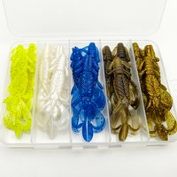15 Pcs Fishing Lures Soft Artificial Bait With Box Fishing Gear